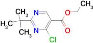 ETHYL 2-(TERT-BUTYL)-4-CHLOROPYRIMIDINE-5-CARBOXYLATE