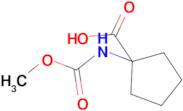 1-((METHOXYCARBONYL)AMINO)CYCLOPENTANE-1-CARBOXYLIC ACID