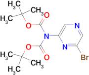 N,N-BIS(TERT-BUTOXYCARBONYL) (6-BROMOPYRAZIN-2-YL)AMINE