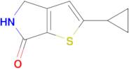 2-CYCLOPROPYL-4,5-DIHYDRO-6H-THIENO[2,3-C]PYRROL-6-ONE