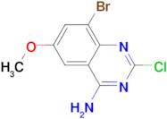 8-BROMO-2-CHLORO-6-METHOXYQUINAZOLIN-4-AMINE