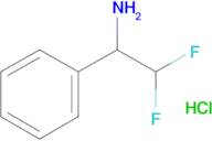 2,2-DIFLUORO-1-PHENYLETHAN-1-AMINE HCL