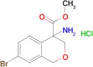 METHYL 4-AMINO-7-BROMOISOCHROMANE-4-CARBOXYLATE HCL