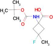 1-((TERT-BUTOXYCARBONYL)AMINO)-3-FLUORO-3-METHYLCYCLOBUTANE-1-CARBOXYLIC ACID