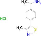 (S)-1-(4-(4-METHYLTHIAZOL-5-YL)PHENYL)ETHAN-1-AMINE HCL