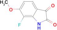 7-FLUORO-6-METHOXYINDOLINE-2,3-DIONE