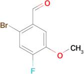 2-BROMO-4-FLUORO-5-METHOXYBENZALDEHYDE