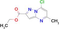 ETHYL 7-CHLORO-5-METHYLPYRAZOLO[1,5-A]PYRIMIDINE-2-CARBOXYLATE