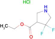 ETHYL 4,4-DIFLUOROPYRROLIDINE-3-CARBOXYLATE HCL