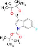 TERT-BUTYL 6-FLUORO-3-(4,4,5,5-TETRAMETHYL-1,3,2-DIOXABOROLAN-2-YL)-1H-INDOLE-1-CARBOXYLATE