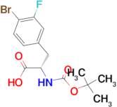 (S)-3-(4-BROMO-3-FLUOROPHENYL)-2-((TERT-BUTOXYCARBONYL)AMINO)PROPANOIC ACID