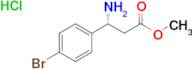 (R)-METHYL 3-AMINO-3-(4-BROMOPHENYL)PROPANOATE HCL