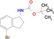 (R)-TERT-BUTYL (4-BROMO-2,3-DIHYDRO-1H-INDEN-1-YL)CARBAMATE