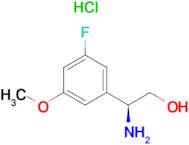 (S)-2-AMINO-2-(3-FLUORO-5-METHOXYPHENYL)ETHAN-1-OL HCL