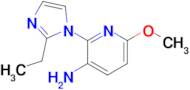 2-(2-ETHYL-IMIDAZOL-1-YL)-6-METHOXY-PYRIDIN-3-YLAMINE