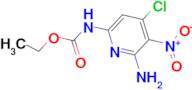 ETHYL (6-AMINO-4-CHLORO-5-NITROPYRIDIN-2-YL)CARBAMATE