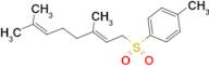 (E)-1-((3,7-DIMETHYLOCTA-2,6-DIEN-1-YL)SULFONYL)-4-METHYLBENZENE