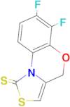 6,7-DIFLUOROBENZO[B]THIAZOLO[3,4-D][1,4]OXAZINE-1(4H)-THIONE