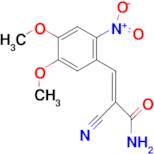 (E)-2-CYANO-3-(4,5-DIMETHOXY-2-NITROPHENYL)ACRYLAMIDE