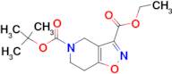 5-TERT-BUTYL 3-ETHYL 4H,5H,6H,7H-[1,2]OXAZOLO[4,5-C]PYRIDINE-3,5-DICARBOXYLATE