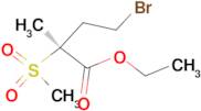 (S)-ETHYL 4-BROMO-2-METHYL-2-(METHYLSULFONYL)BUTANOATE