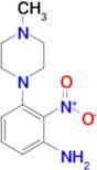 3-(4-METHYLPIPERAZIN-1-YL)-2-NITROANILINE