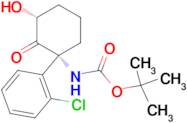 TERT-BUTYL ((1R,3R)-1-(2-CHLOROPHENYL)-3-HYDROXY-2-OXOCYCLOHEXYL)CARBAMATE