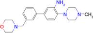 4-(4-METHYLPIPERAZIN-1-YL)-3'-(MORPHOLINOMETHYL)-[1,1'-BIPHENYL]-3-AMINE