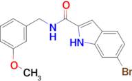 6-BROMO-N-(3-METHOXYBENZYL)-1H-INDOLE-2-CARBOXAMIDE