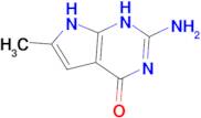 2-AMINO-6-METHYL-7H-PYRROLO[2,3-D]PYRIMIDIN-4-OL