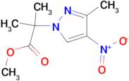 METHYL 2-METHYL-2-(3-METHYL-4-NITRO-1H-PYRAZOL-1-YL)PROPANOATE