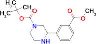 TERT-BUTYL 3-(3-(METHOXYCARBONYL)PHENYL)PIPERAZINE-1-CARBOXYLATE