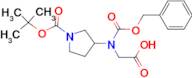 2-(((BENZYLOXY)CARBONYL)(1-(TERT-BUTOXYCARBONYL)PYRROLIDIN-3-YL)AMINO)ACETIC ACID