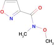 N-METHOXY-N-METHYLISOXAZOLE-3-CARBOXAMIDE