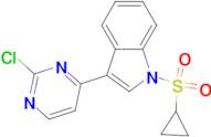 3-(2-CHLOROPYRIMIDIN-4-YL)-1-(CYCLOPROPYLSULFONYL)-1H-INDOLE