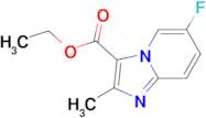 ETHYL 6-FLUORO-2-METHYLIMIDAZO[1,2-A]PYRIDINE-3-CARBOXYLATE