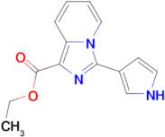 ETHYL 3-(1H-PYRROL-3-YL)IMIDAZO[1,5-A]PYRIDINE-1-CARBOXYLATE