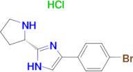 (S)-4-(4-BROMOPHENYL)-2-(PYRROLIDIN-2-YL)-1H-IMIDAZOLE HCL