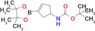 TERT-BUTYL (3-(4,4,5,5-TETRAMETHYL-1,3,2-DIOXABOROLAN-2-YL)CYCLOPENT-3-EN-1-YL)CARBAMATE