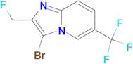 3-BROMO-2-(FLUOROMETHYL)-6-(TRIFLUOROMETHYL)IMIDAZO[1,2-A]PYRIDINE