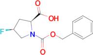 (2S,4S)-1-((BENZYLOXY)CARBONYL)-4-FLUOROPYRROLIDINE-2-CARBOXYLICACID