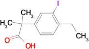 2-(4-ETHYL-3-IODOPHENYL)-2-METHYLPROPANOIC ACID