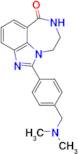 IMIDAZO[4,5,1-JK][1,4]BENZODIAZEPIN-7(4H)-ONE, 2-[4-[(DIMETHYLAMINO)METHYL]PHENYL]-5,6-DIHYDRO-