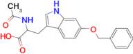 2-ACETAMIDO-3-(6-(BENZYLOXY)-1H-INDOL-3-YL)PROPANOIC ACID