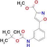 METHYL 5-(3-((TERT-BUTOXYCARBONYL)AMINO)PHENYL)ISOXAZOLE-3-CARBOXYLATE