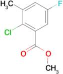 METHYL 2-CHLORO-5-FLUORO-3-METHYLBENZOATE