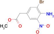 METHYL 4-AMINO-3-BROMO-5-NITROPHENYLACETATE