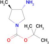 TERT-BUTYL (3S,4R)-3-AMINO-4-METHYLPYRROLIDINE-1-CARBOXYLATE