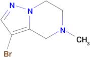 3-BROMO-5-METHYL-4,5,6,7-TETRAHYDROPYRAZOLO[1,5-A]PYRAZINE