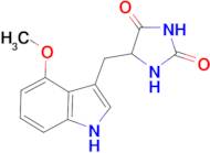 5-((4-METHOXY-1H-INDOL-3-YL)METHYL)IMIDAZOLIDINE-2,4-DIONE